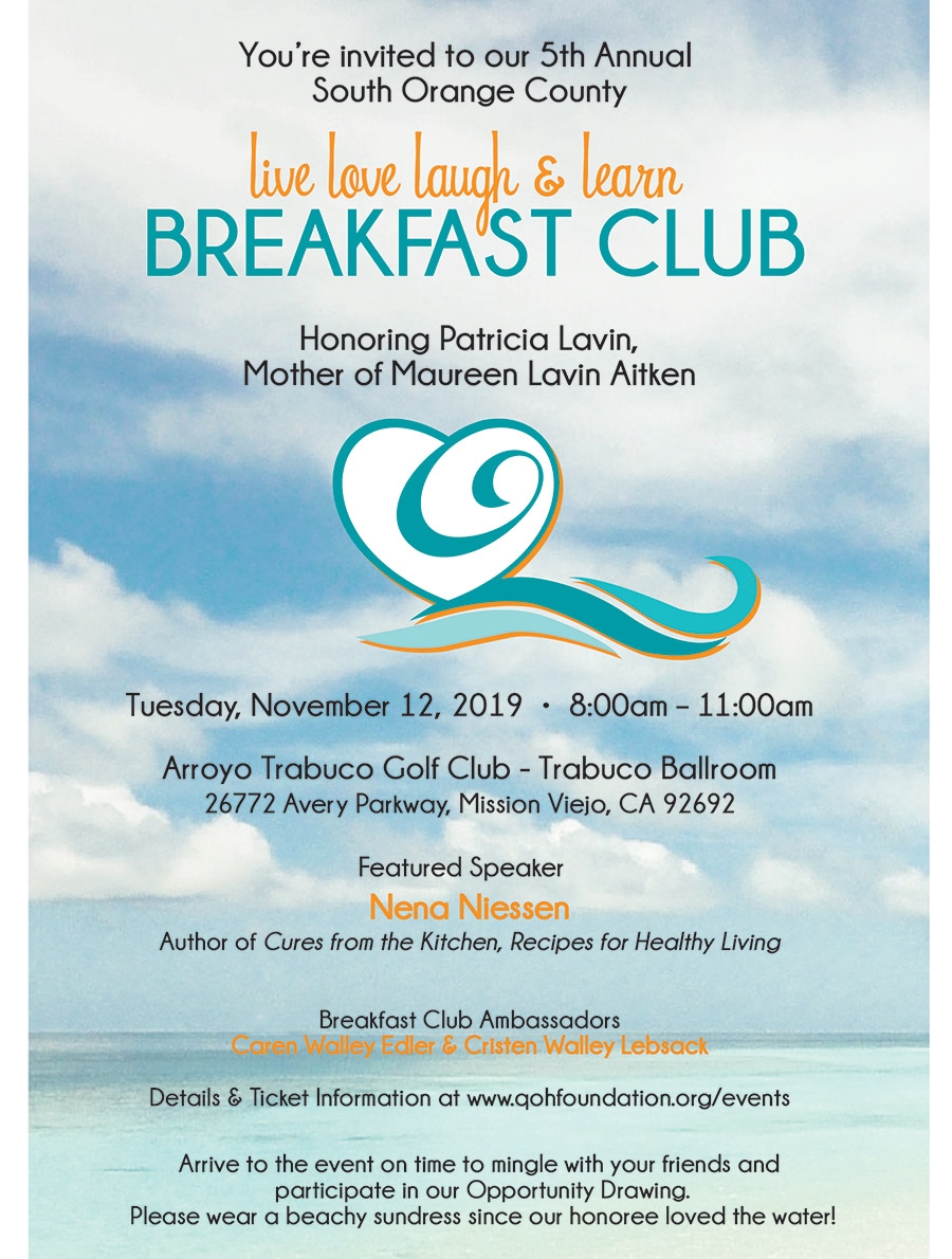5th Annual Live Love Laugh &amp; Learn Breakfast Club