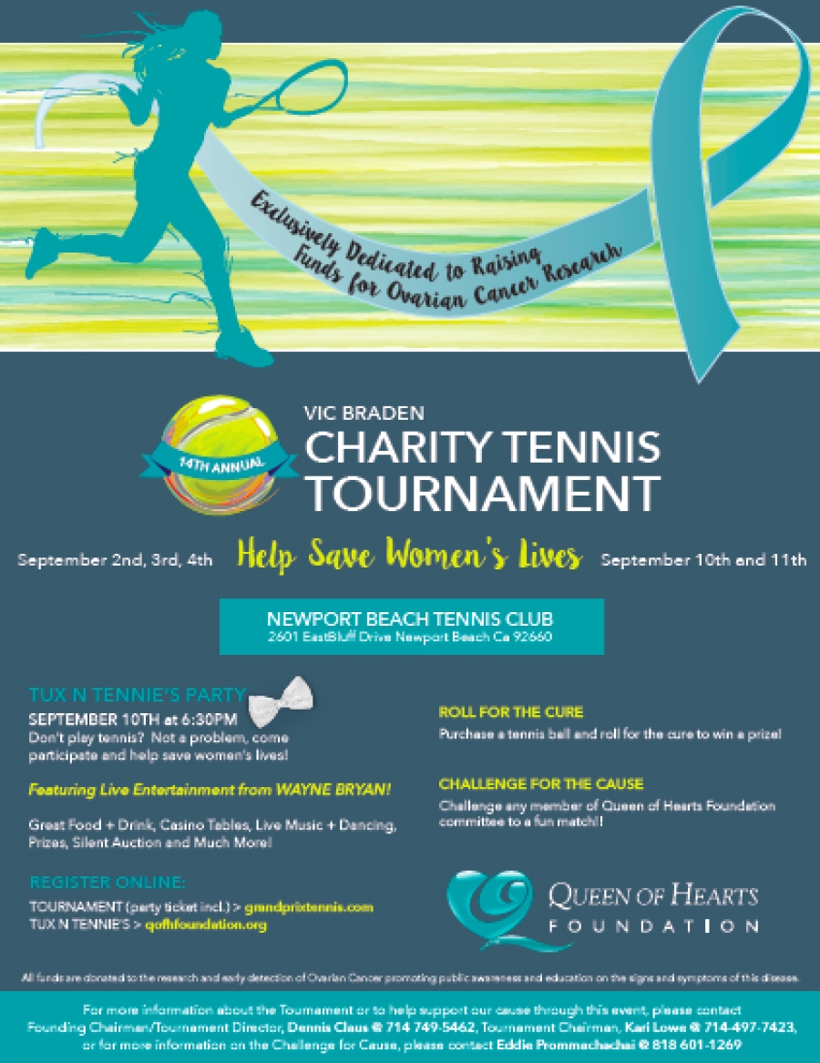 15th Annual Charity Tennis Tournament