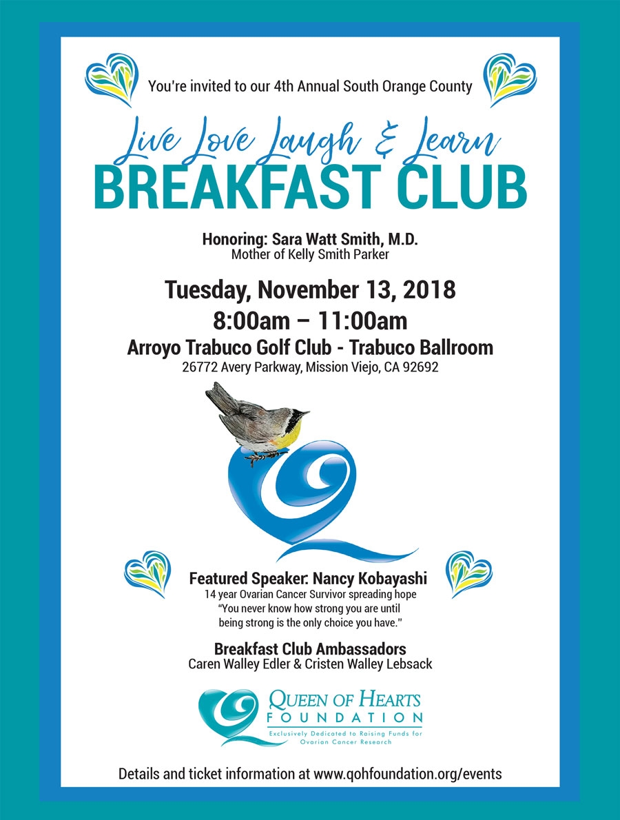 4th Annual Live Love Laugh &amp; Learn Breakfast Club
